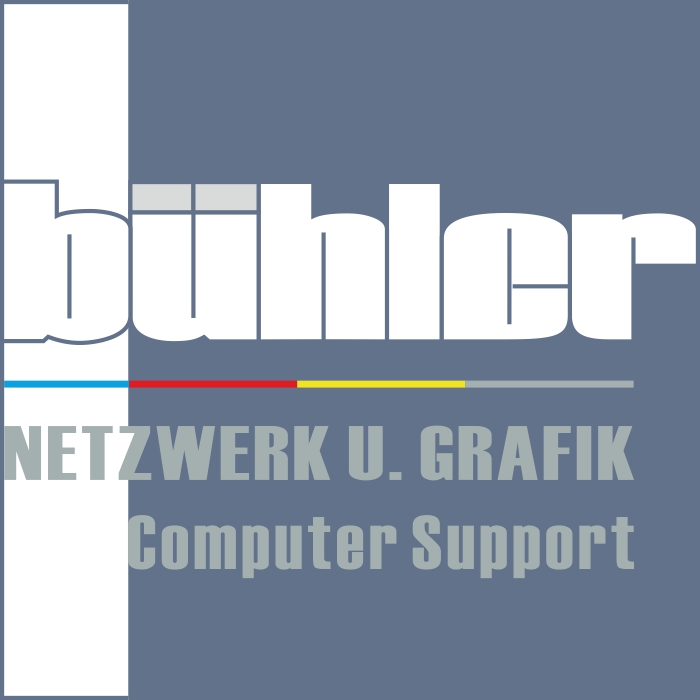 Bühler Netzwerk u. Grafik Quadrat-Logo